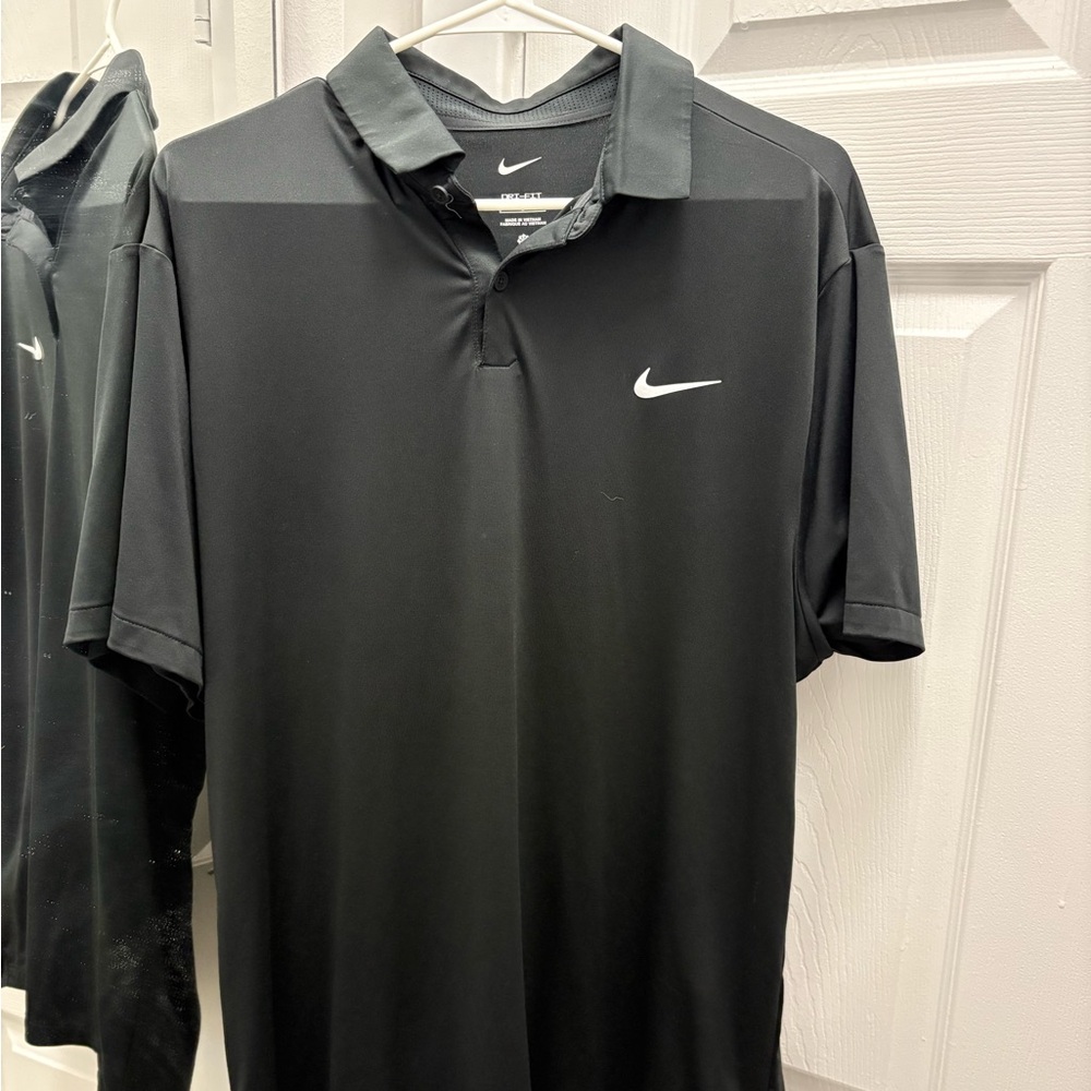 Nike Dri-Fit Men's Black Golf Polo Shirt